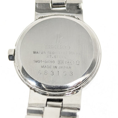 Seiko lk/lukia Analog Quartz Women Lukia 10 Diamonds Womenbattery Replaced Working Item