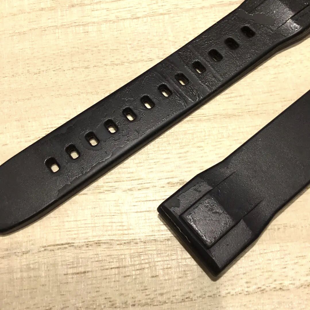 Casio A175 Analog Quartz Men ラバーベルト 24ミリ