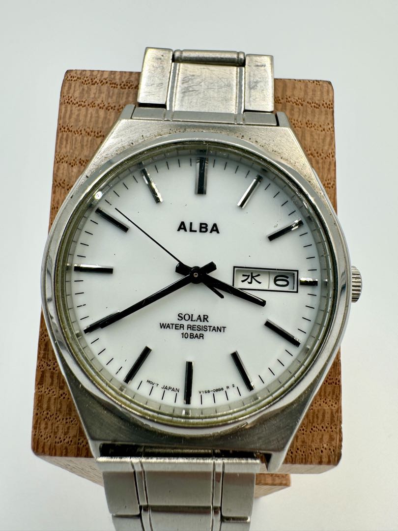 Seiko Alba V158-0AL0 Analog Quartz Men Solar