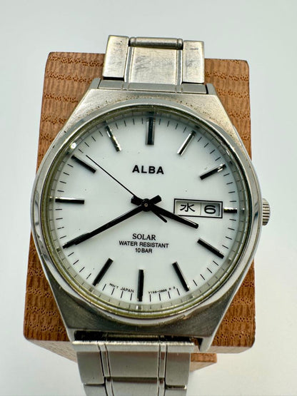 Seiko Alba V158-0AL0 Analog Quartz Men Solar