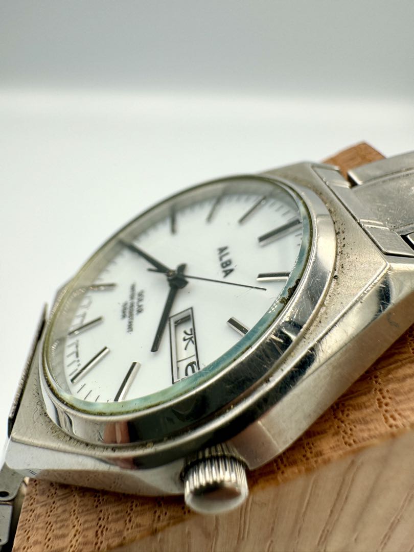 Seiko Alba V158-0AL0 Analog Quartz Men Solar