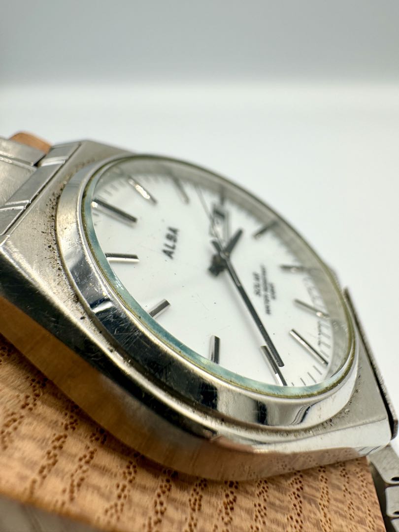 Seiko Alba V158-0AL0 Analog Quartz Men Solar