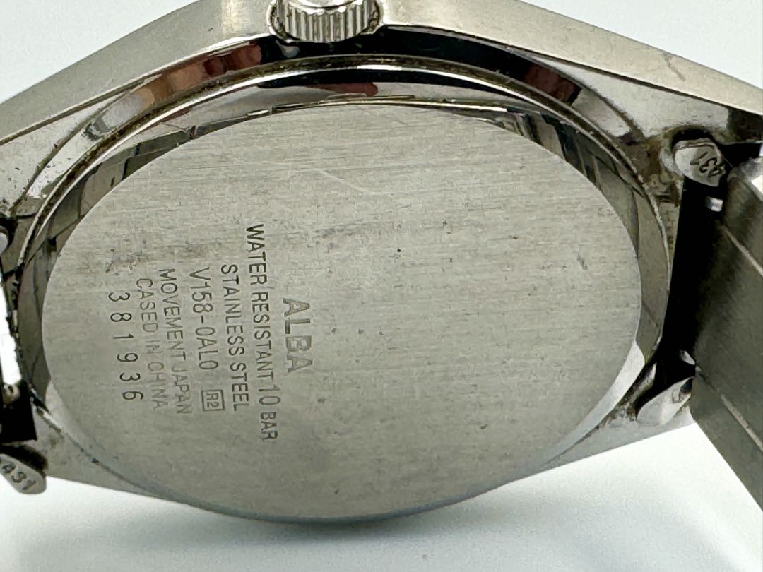 Seiko Alba V158-0AL0 Analog Quartz Men Solar