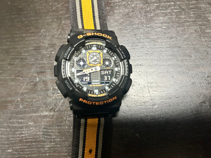G-shock GA GA-100MC-1A4 Digital-Analog Quartz Men -100Mc-1A4