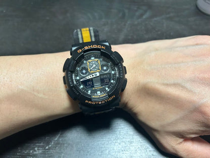 G-shock GA GA-100MC-1A4 Digital-Analog Quartz Men -100Mc-1A4