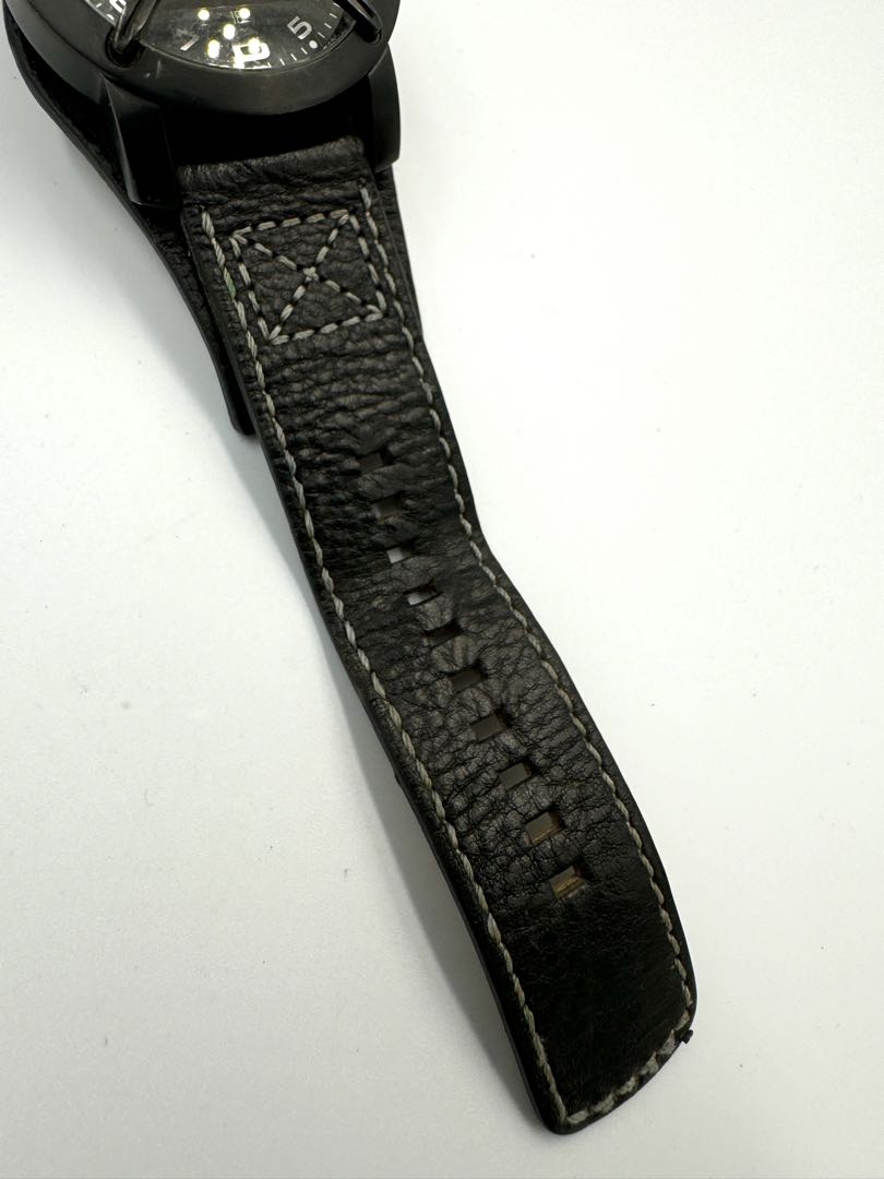 Fossil Analog Quartz Men Watch Leather Strap