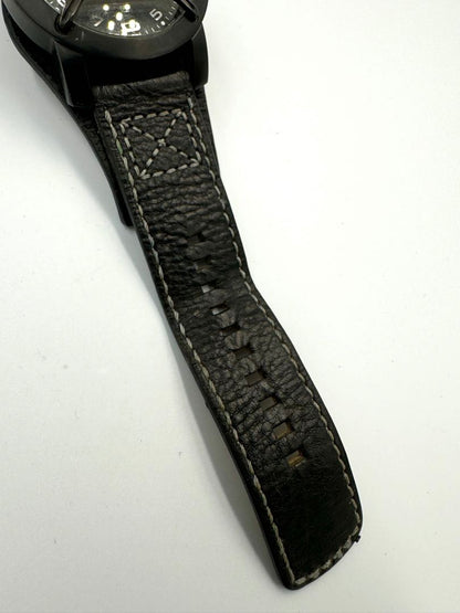 Fossil Analog Quartz Men Watch Leather Strap