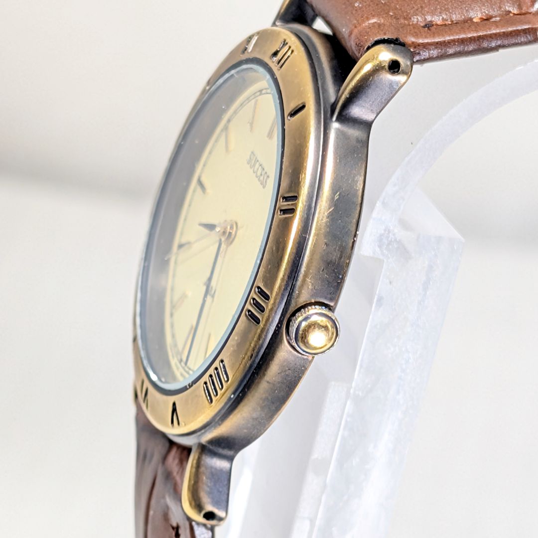 Seiko Alba Success Analog Quartz Men Battery & Band Replaced Working Itemp-16