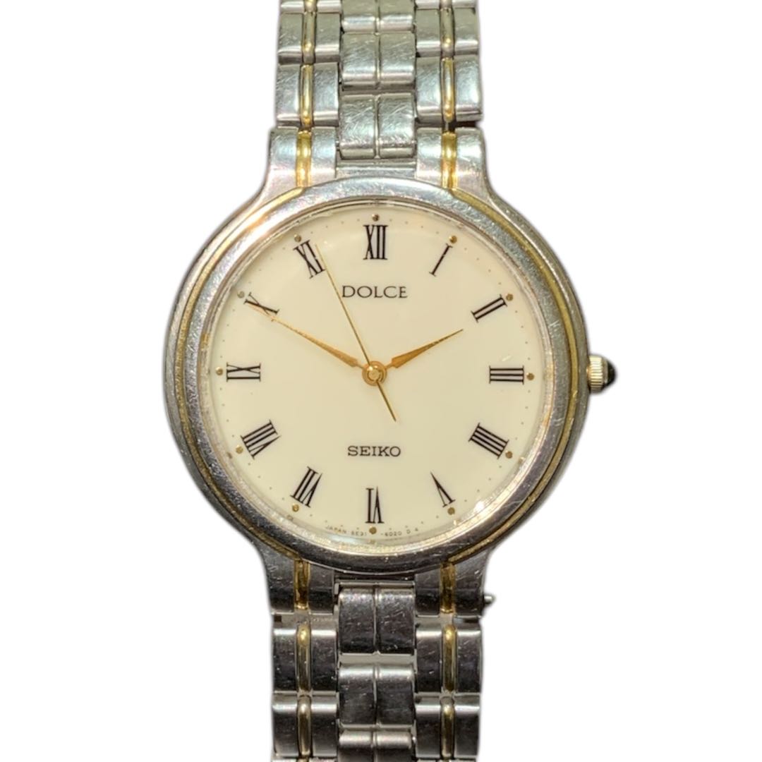 Seiko Dolce 5E31-6C90 Analog Quartz Men Watch Operation Confirmed
