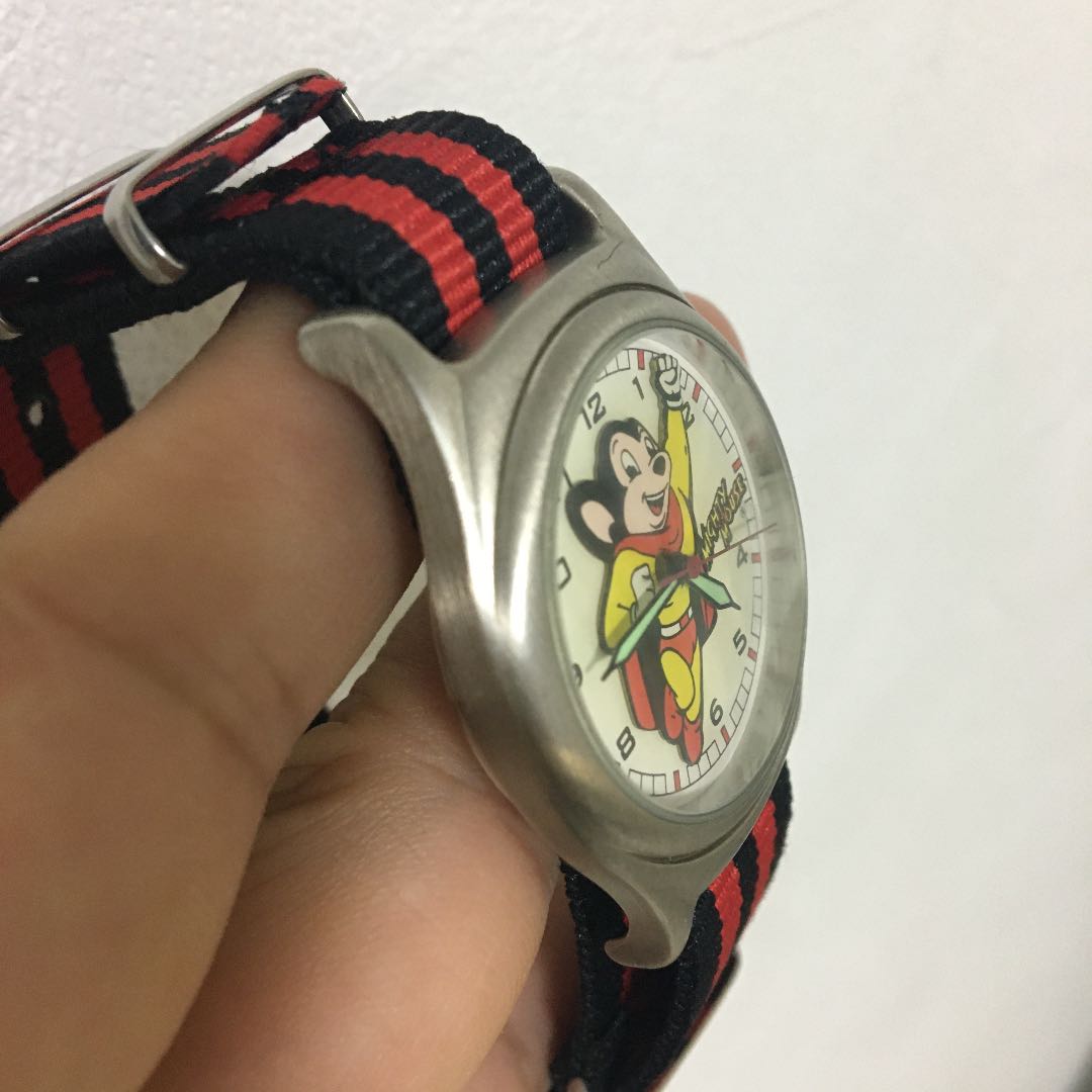 Mighty Mouse Analog Quartz Women マイティマウス 希少 レトロ マイティ マウス Watch