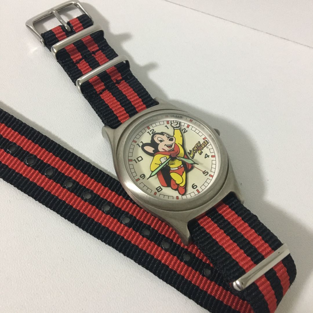 Mighty Mouse Analog Quartz Women マイティマウス 希少 レトロ マイティ マウス Watch