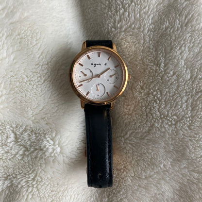 Agnes B Analog Quartz Women
