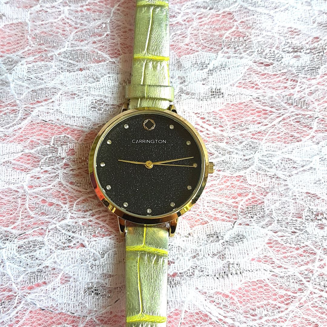 Carrington MN183 Analog Quartz Women Watch Women'S Unused Battery