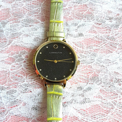 Carrington MN183 Analog Quartz Women Watch Women'S Unused Battery