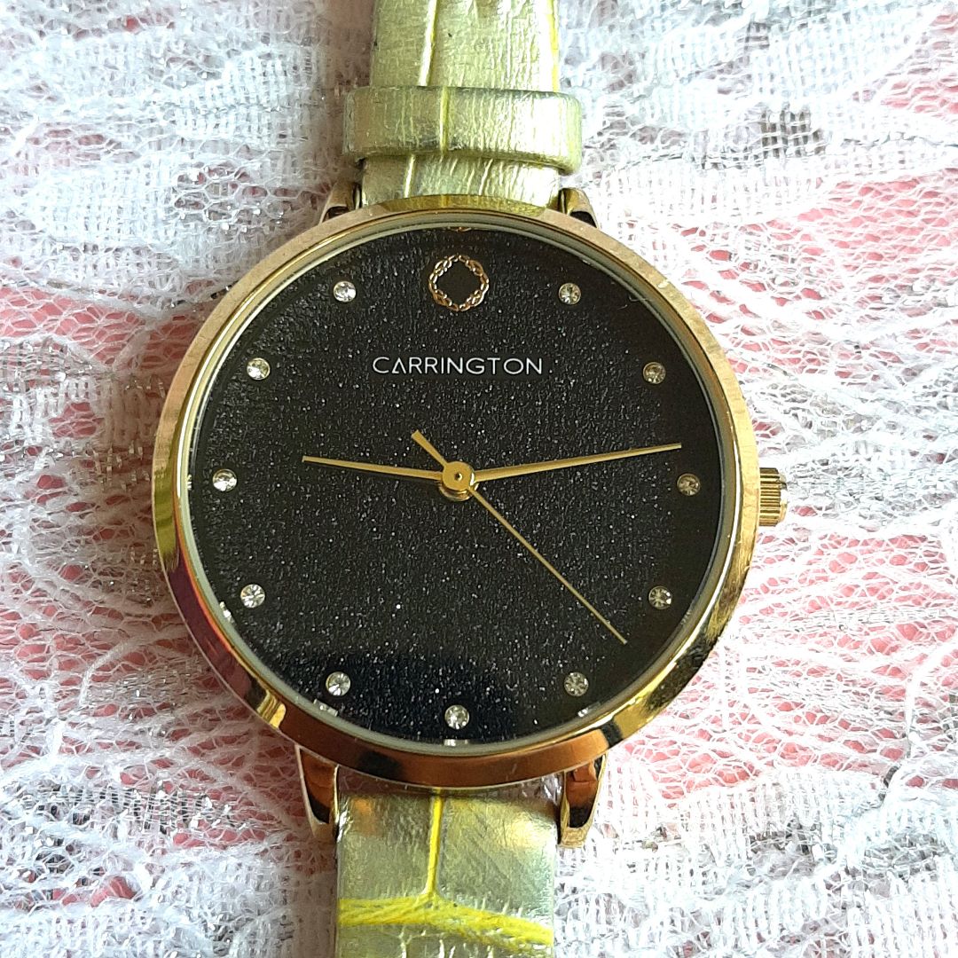 Carrington MN183 Analog Quartz Women Watch Women'S Unused Battery