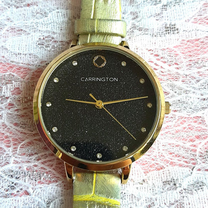 Carrington MN183 Analog Quartz Women Watch Women'S Unused Battery