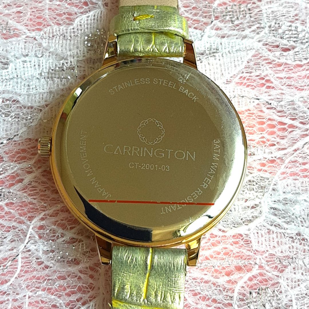 Carrington MN183 Analog Quartz Women Watch Women'S Unused Battery