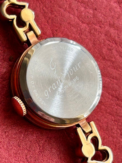 Grand Jour Analog Quartz Women グランドジュール チェンジベゼルアナログwatch 未使用品battery Replaced