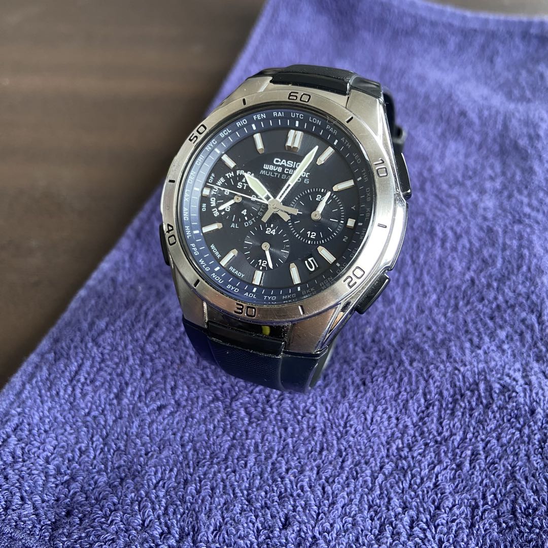 Casio Wave Ceptor Analog Solar Men