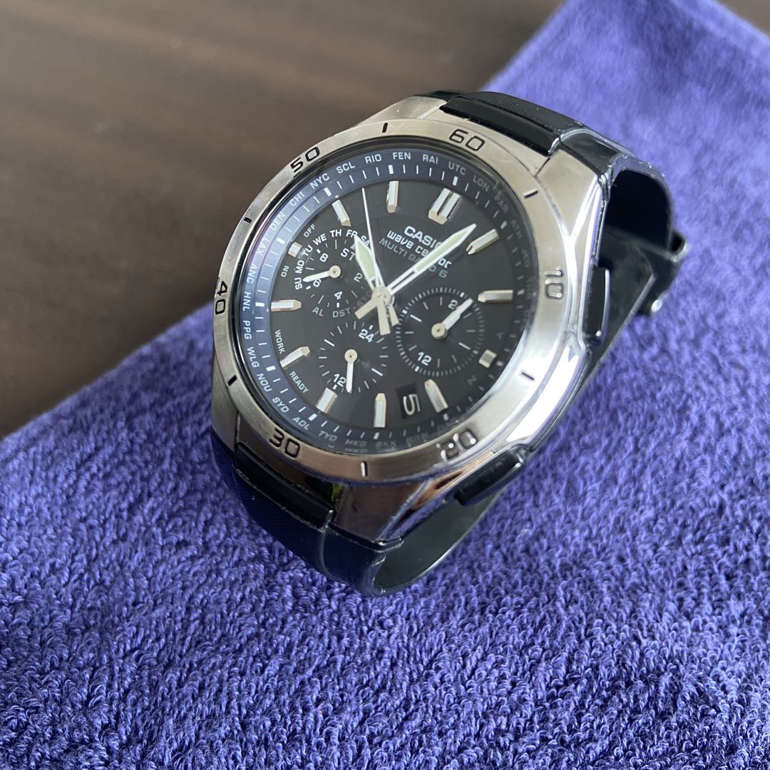 Casio Wave Ceptor Analog Solar Men