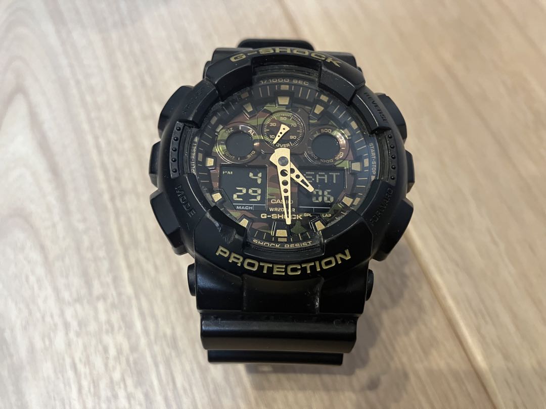G-Shock Camouflage pattern Digital-Analog Quartz Men
