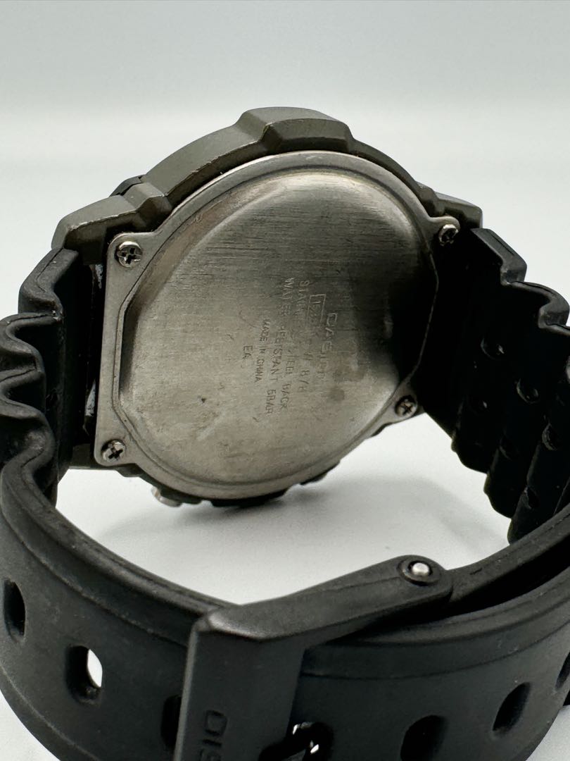 Casio Illuminator Digital Quartz Men Wristwatch 43Mm Water Resistant 50M Black