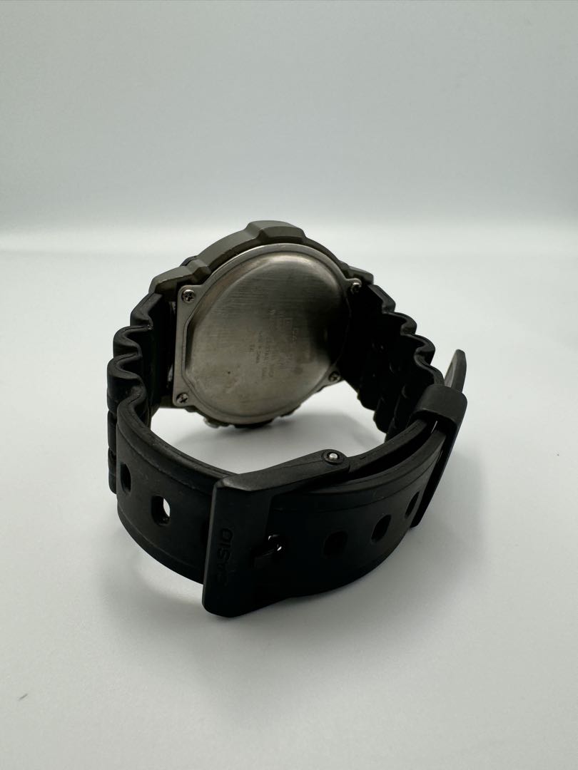Casio Illuminator Digital Quartz Men Wristwatch 43Mm Water Resistant 50M Black