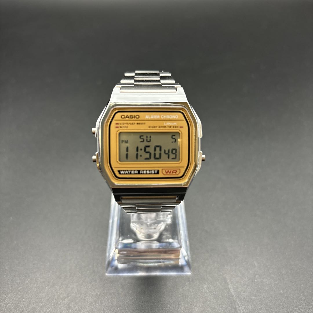 Casio A158WE Digital Quartz Men 即決 Watch