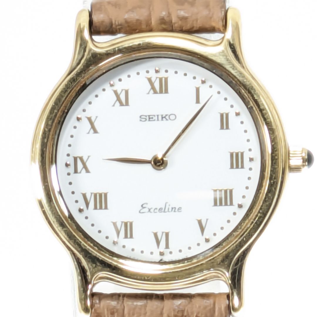Seiko Exceline Analog Quartz Women Womenbattery & Band Replaced Working Item