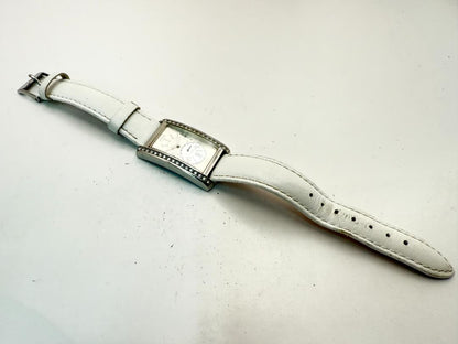 Guess Jewelry Decor Ladies Watch W13537L1 Analog Quartz Women 23Mm Silver Case White Strap