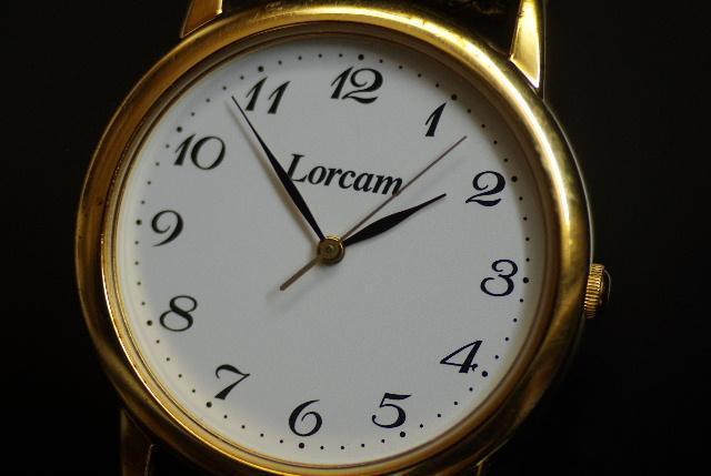 Lorcam Analog Quartz Men ロルカム Watch Ｖ５０１ 美品