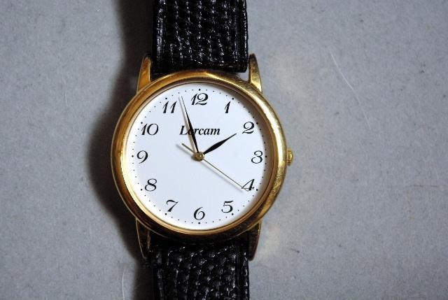 Lorcam Analog Quartz Men ロルカム Watch Ｖ５０１ 美品