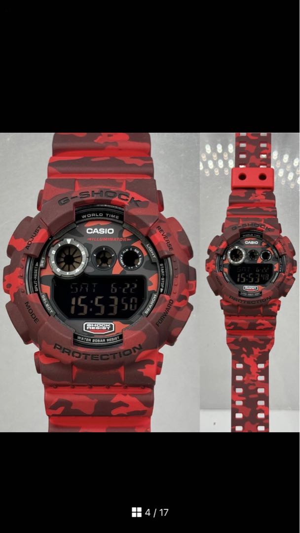 G-shock GD-120CM-4JR Digital-Analog Quartz Men