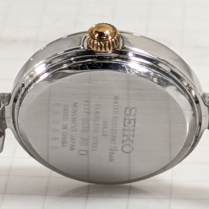 Seiko Alba Analog Solar Women Battery Replaced Working Item