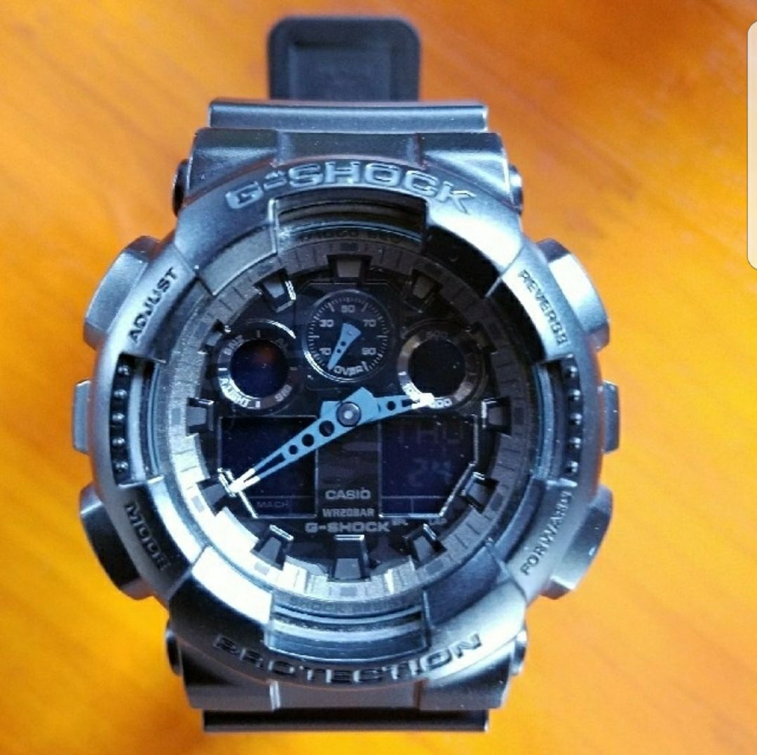 G-Shock GA GA-100CF-1AJF Digital-Analog Quartz Men -100Cf-1Ajf