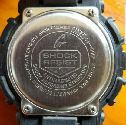 G-Shock GA GA-100CF-1AJF Digital-Analog Quartz Men -100Cf-1Ajf