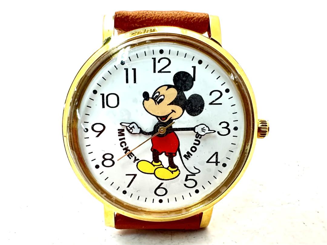 Disney mickey Analog Quartz Men Mouse Watch Men'S Unused