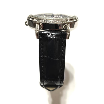 Analog Quartz Men Men Davena Rotating Spinning Watch Diamond Accent