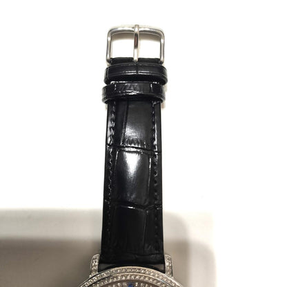 Analog Quartz Men Men Davena Rotating Spinning Watch Diamond Accent