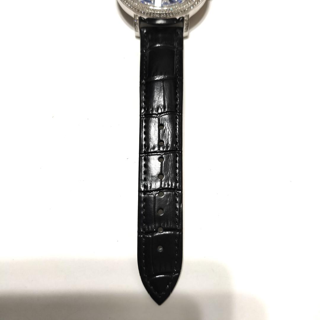 Analog Quartz Men Men Davena Rotating Spinning Watch Diamond Accent