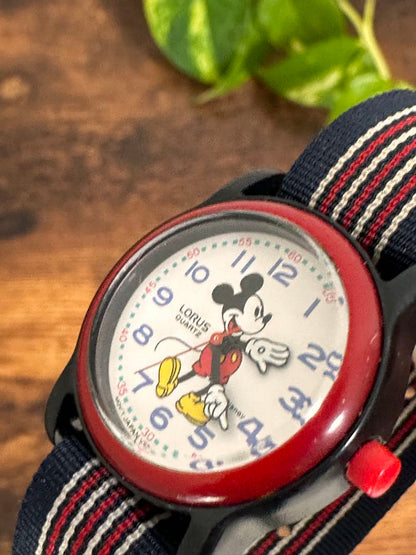 Lorus Disney Analog Quartz Women ロラス 希少レトロ ミッキー Watch