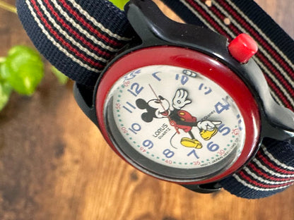 Lorus Disney Analog Quartz Women ロラス 希少レトロ ミッキー Watch