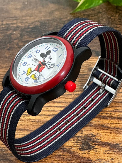 Lorus Disney Analog Quartz Women ロラス 希少レトロ ミッキー Watch