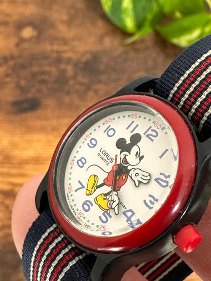 Lorus Disney Analog Quartz Women ロラス 希少レトロ ミッキー Watch
