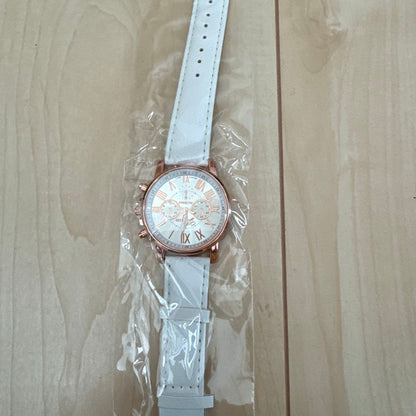Geneva Platinum Analog Quartz Women
