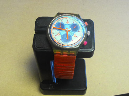 Swatch INSPYRAL Analog Quartz Men 1994 Chronograph Watch