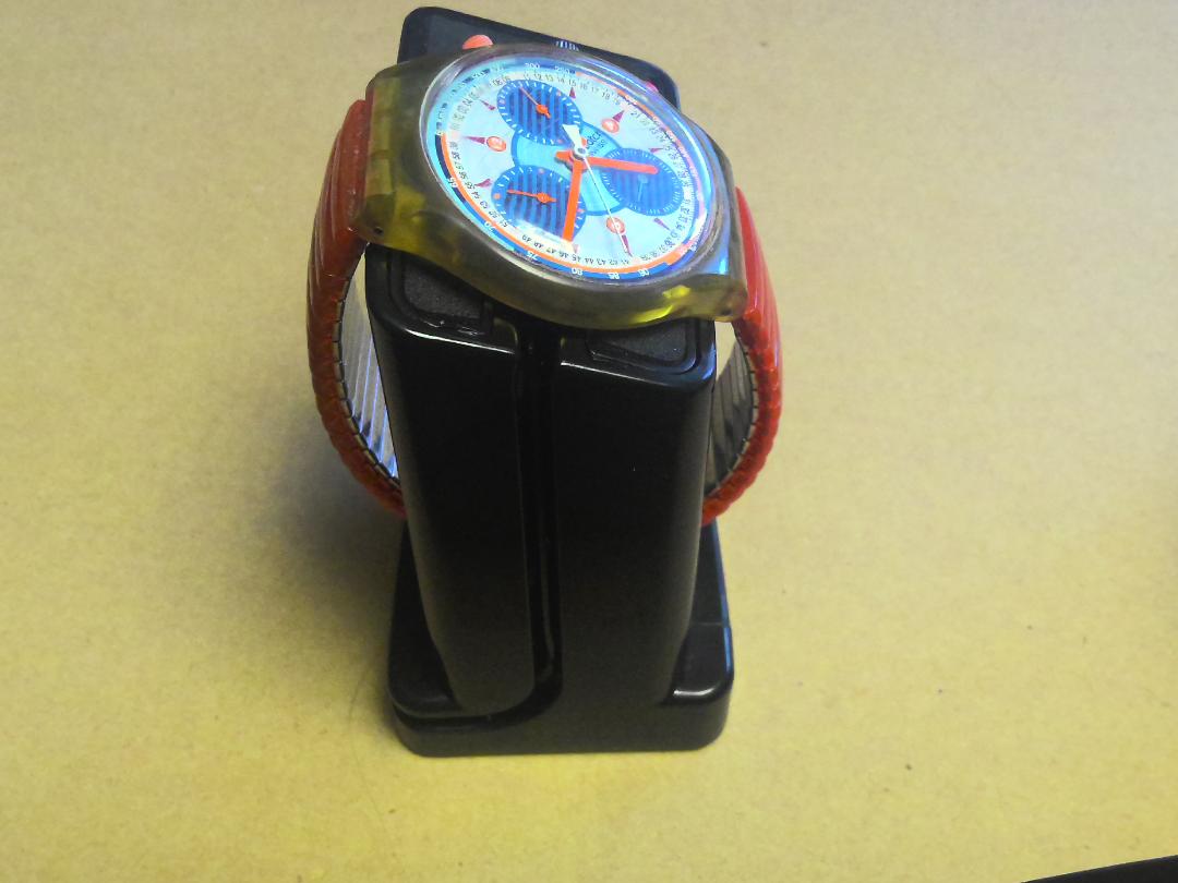 Swatch INSPYRAL Analog Quartz Men 1994 Chronograph Watch