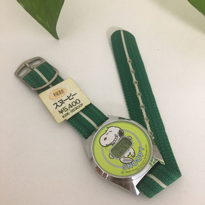 Snoopy PEANUTS SNOOPY Digital Quartz Women 希少 レトロ スヌーピー Watch（）