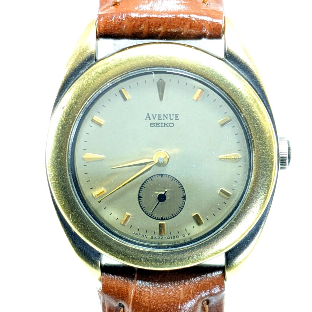 Seiko Avenue Analog Quartz Women Avanue Battery & Band Replaced Working Item