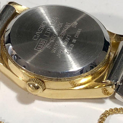 Casio LTP-109 Analog Quartz Women 美品 スタンダード 未使用品メタルバンド アナログ Working Item